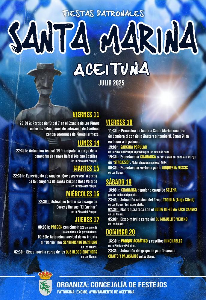 Imagen ¡Aceituna celebra sus Fiestas Patronales en honor a Santa Marina!