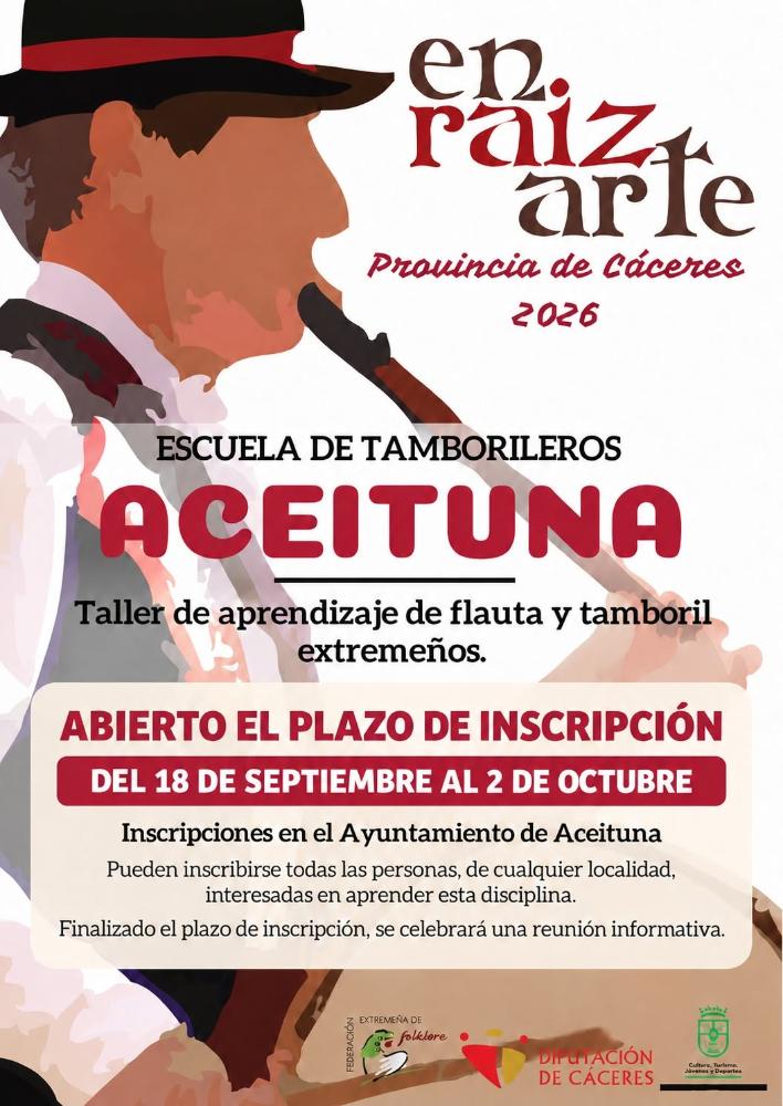 Imagen ESCUELA DE TAMBORILEROS DE ACEITUNA 2026